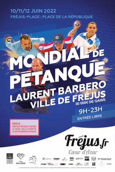 Petanque news - Petanque Mondial Laurent Barbero 2022 in Frejus - France