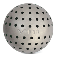 petanque ball Boulenciel Black IRIS Semi-soft in Stainless steel - hardness Semi-soft