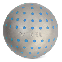 petanque ball Boulenciel Blue IRIS Semi-soft in Stainless steel - hardness Semi-soft