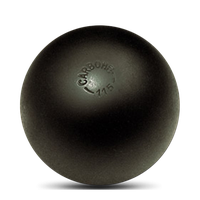 petanque ball La Boule Bleue Carbon 115 in Carbon steel - hardness Soft