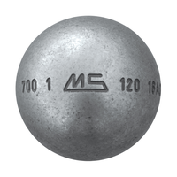 petanque ball MS-Pétanque 120 in Carbon steel - hardness Semi-soft