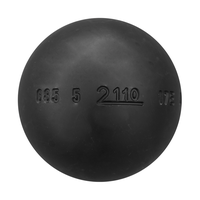 petanque ball MS-Pétanque 2110 Anti Rebound in Carbon steel - hardness Soft