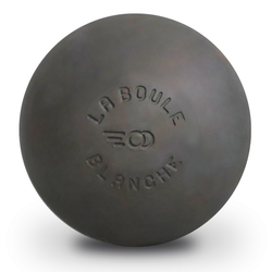 petanque ball La Boule Blanche Carbon Steel in Carbon steel - hardness Soft