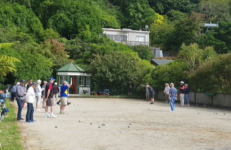 Petanque court of the club Khandallah Bowling Club - Khandallah - New Zealand