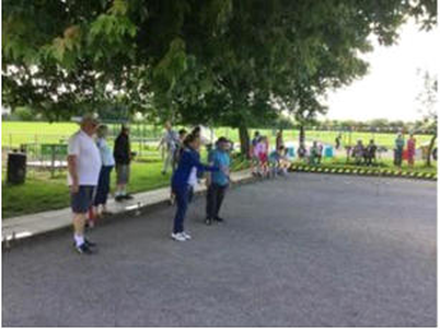 Petanque court of the club Saxons Petanque Club - Cricklade - United Kingdom