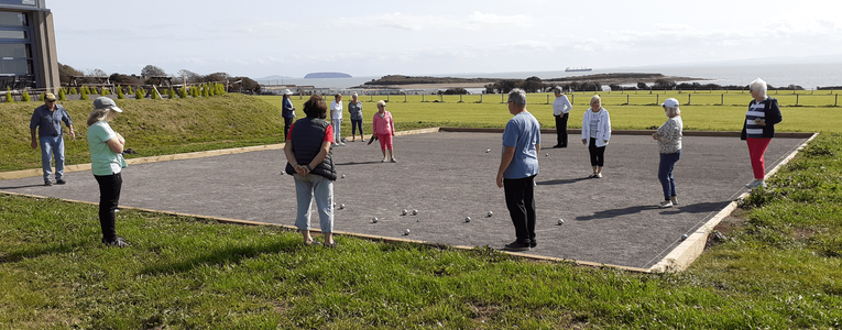 Petanque court of the club South Wales Bowls and Recreation Centre Pétanque Section - Cardiff - United Kingdom
