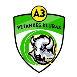 Logo of the club A3 petankės klubas in Kaunas - Lithuania