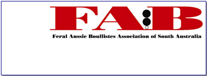Logo of the club FAB "Feral Aussies Boulistes" Pétanque Club in Adelaide - Australia