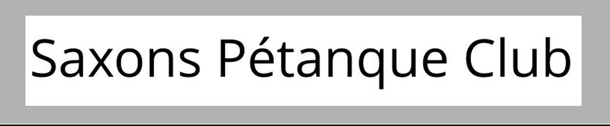 Logo of the club Saxons Petanque Club in Cricklade - United Kingdom