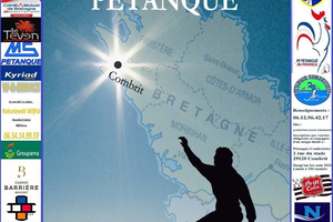 Petanque competition triplet - Combrit - France