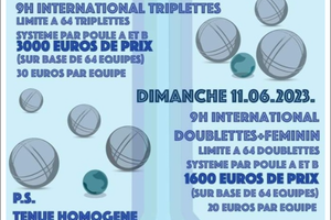 Petanque competition triplet - Dudelange - Luxembourg